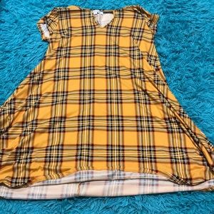 Yellow dress for women